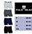 Kit com 4 Cuecas Boxer Poliéster Elastano Polo Wear - Imagem 1