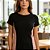 Blusa Feminina  Ribana Canelada Cereja Rosa - Imagem 3