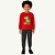 Conjunto Moletom Infantil Dinossauro Rei Rex - Imagem 5