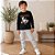 Conjunto Moletom Peluciado Infantil Discover Rei Rex - Imagem 6