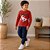 Conjunto Moletom Peluciado Infantil Discover Rei Rex - Imagem 3