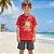 Conjunto 2pçs Curto Infantil Rei Rex - Imagem 1