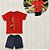 Conjunto Menino 2pçs Curto Infantil Game Rei Rex - Imagem 5