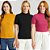 Blusa Feminina Manga Curta Canelada Habana - Imagem 1