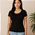 Blusa Feminina Básica Malha Cotton Cereja Rosa - Imagem 6