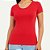 Blusa Feminina Básica Malha Cotton Cereja Rosa - Imagem 7