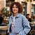 Jaqueta Feminina Cropped Jeans Quadriculado Enfim - Imagem 5