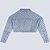 Jaqueta Feminina Cropped Jeans Quadriculado Enfim - Imagem 2