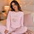 Pijama Feminino Adulto Manga Longa Estrelas Izitex - Imagem 6