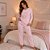 Pijama Feminino Adulto Manga Longa Estrelas Izitex - Imagem 7