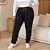 Calça Feminina Plus Size Moleton Peluciado Cereja Rosa - Imagem 2