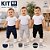 Kit Calça Moletom Infantil Peluciado Com Punho 3 Peças Kely & Kety - Imagem 1