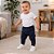 Kit Calça Moletom Infantil Peluciado Com Punho 3 Peças Kely & Kety - Imagem 2