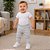 Kit Calça Moletom Infantil Peluciado Com Punho 3 Peças Kely & Kety - Imagem 4
