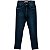 Calça Jeans Skinny Infantil Menina Cintura Média Azul Escuro  Carinhoso - Imagem 1