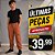 Calça Jogger Sarja Bolsos Laterais Menino Carinhoso - Imagem 1