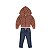 Conjunto Menina Jaqueta e Calça Jeans - Carinhoso - Imagem 1