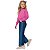 Conjunto Menina Blusa e Calça Jeans - Carinhoso - Imagem 1