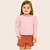 Conjunto Menina Shorts Jeans e Blusa- Carinhoso - Imagem 3