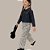 Conjunto Menina Camisa Jeans & Calça Wide Leg- Carinhoso - Imagem 3