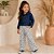 Conjunto Menina Camisa Jeans & Calça Wide Leg- Carinhoso - Imagem 4