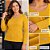 Blusa Básica Manga Longa em Cotton- Cereja Rosa - Imagem 3
