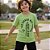 Conjunto Infantil Menino Camiseta e Shorts  Rei Rex - Imagem 4