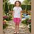 Conjunto Infantil Menina Arco Íris Blusa e Shorts- Kely & Kety - Imagem 10