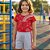 Conjunto Infantil Menina Arco Íris Blusa e Shorts- Kely & Kety - Imagem 7