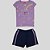 Conjunto Infantil Menina Arco Íris Blusa e Shorts- Kely & Kety - Imagem 3