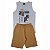 Conjunto Curto Menino Regata e Bermuda -Rei Rex - Imagem 5