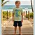 Conjunto Curto Menino Camiseta e Bermuda Surf Vibes -Rei Rex - Imagem 10