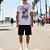 Conjunto Menino  Curto Camiseta  e  Shorts - Rei Rex - Imagem 6
