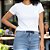 Kit com 03 Camisetas Sortidas Feminina Básica - Hering - Imagem 4