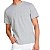 Kit Com 2 Camisetas Masculinas Básicas  Branca e Cinza - Hering - Imagem 4