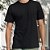 Kit Com 2 Camisetas Masculinas Básicas  Preto/Branco - Hering - Imagem 3