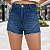 Shorts Jeans Feminino Curto Com Aplicação de Strass - Imagem 2