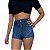 Shorts Jeans Feminino Curto Com Aplicação de Strass - Imagem 1
