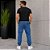 Calça Jeans Masculina Jogger com Punho Elástico - Enfim - Imagem 2