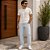 Calça Jeans Reta Estonada- Azul Claro- Enfim - Imagem 3