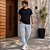 Calça Jeans Reta Estonada- Azul Claro- Enfim - Imagem 1