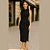 Vestido Midi Canelado Com Gola Alta e Fenda - Cativa - Imagem 2