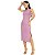 Vestido Midi Canelado Com Gola Alta e Fenda - Cativa - Imagem 3