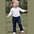 Calça Infantil Menina Boot Cut Em Ribana Malwee Kids - Imagem 5