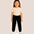 Calça de Moletom Quentinha para Menina – Malwee Kids com Forro Peluciado - Imagem 1