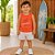 Conjunto Verão Infantil Masculino Regata e Shorts – Rei Rex - Imagem 3