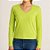 Blusa Feminina Tricô com Decote V Habana - Imagem 3