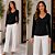 Blusa Feminina Tricô com Decote V Habana - Imagem 16