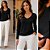 Blusa Feminina Tricô com Decote V Habana - Imagem 14