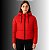 Jaqueta Puffer Feminina Vermelha com Capuz e Zíper – Malwee - Imagem 1